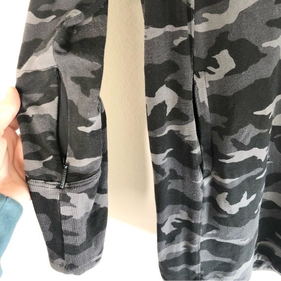 Athleta Balance Camo Sweatshirt Dress, L - Picture 9 of 10